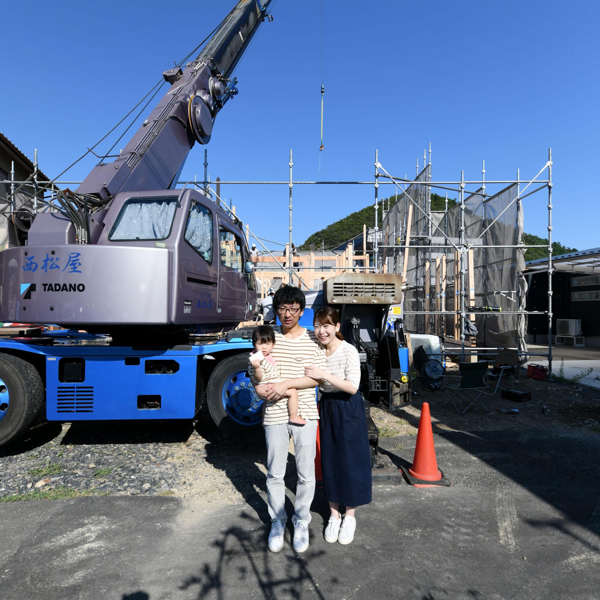 建て方　おめでとうございます。